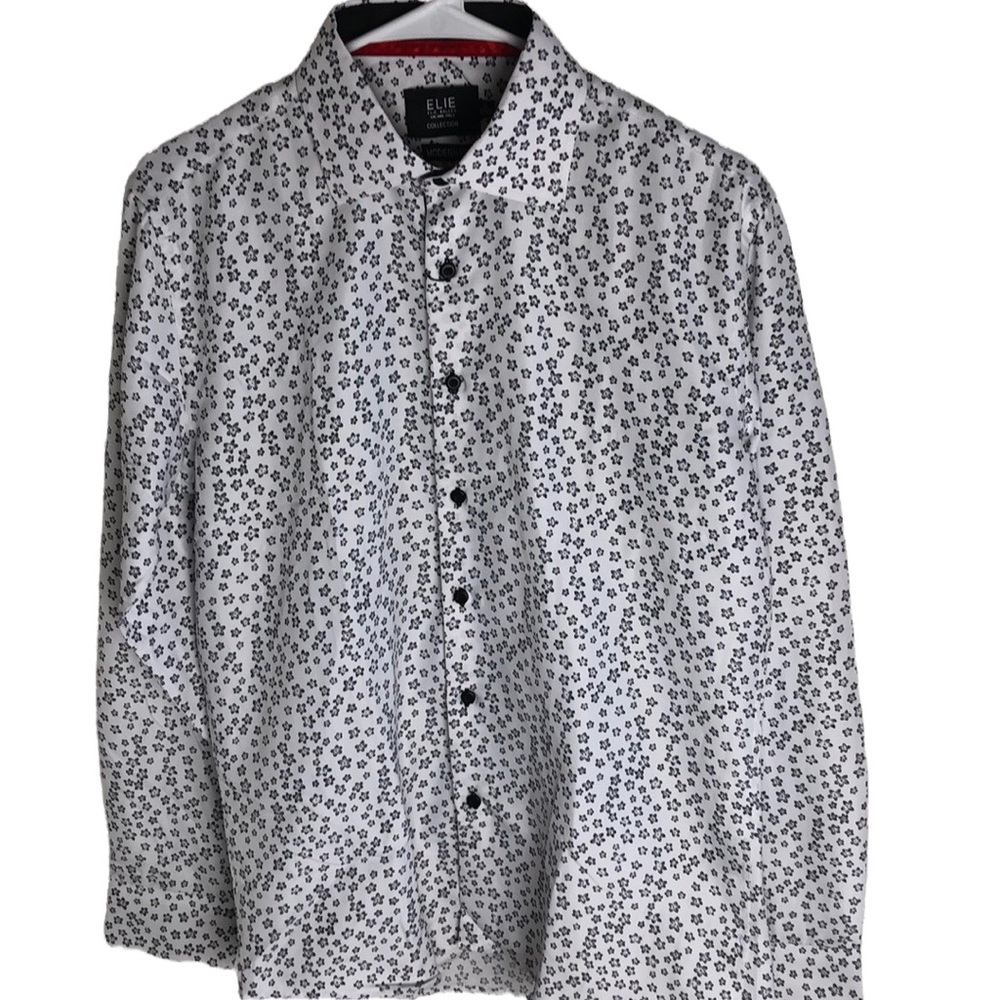 Elie Balleh Milano Italy Floral Button Up Shirt Men’s Size S